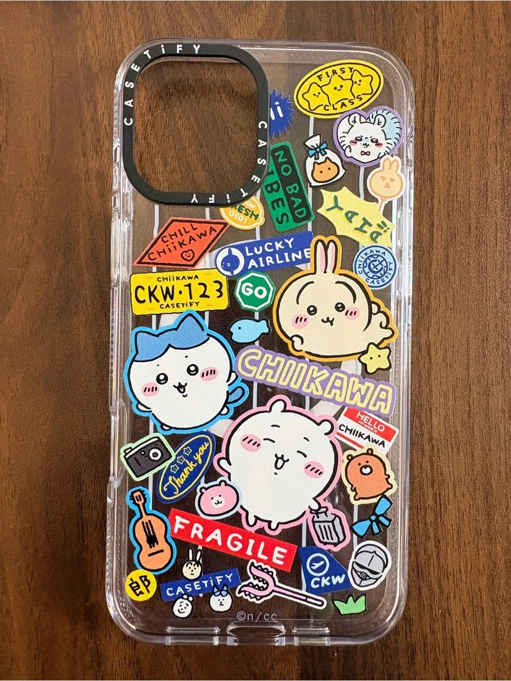 Casetify clear plastic